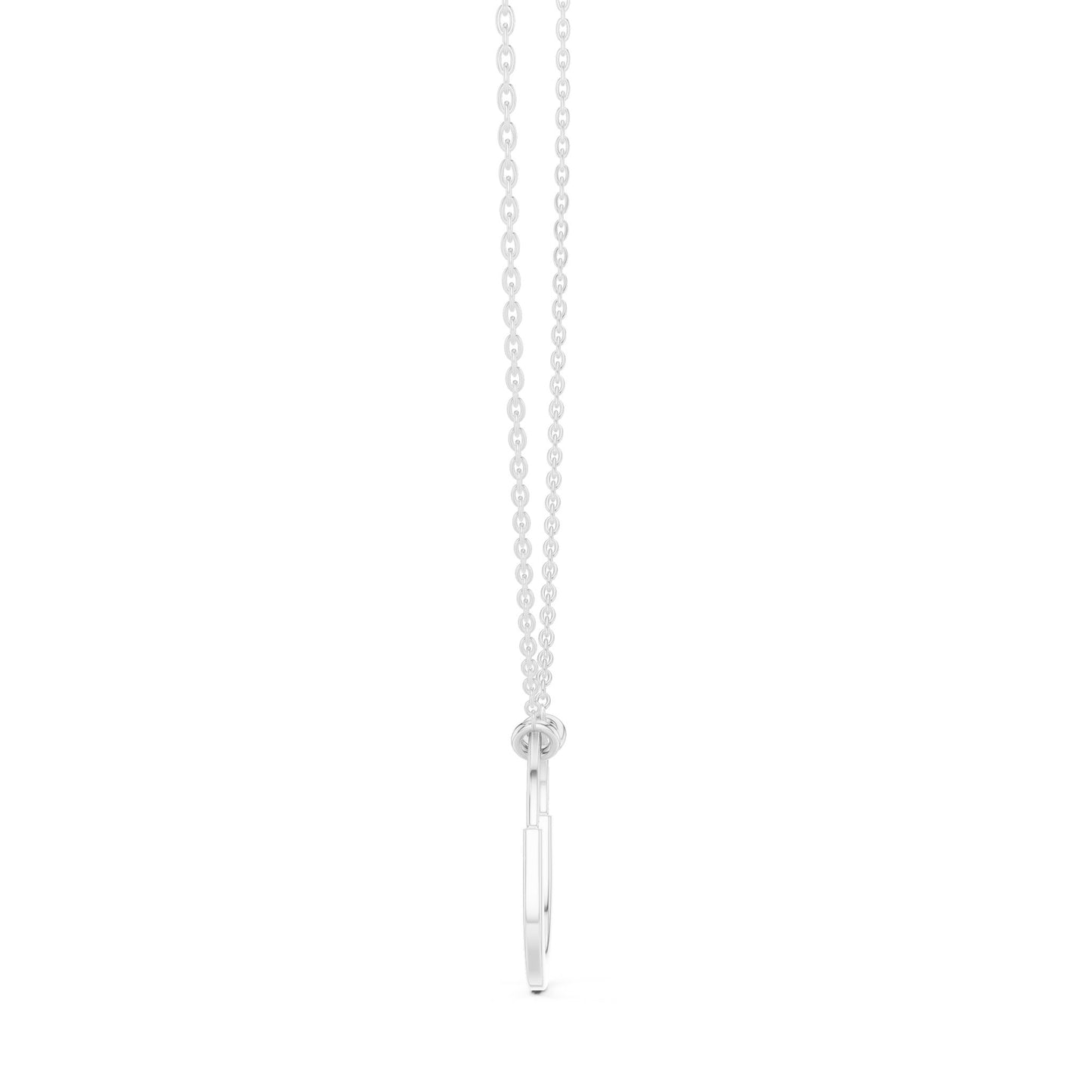 Round Lab Grown Diamond Pendant