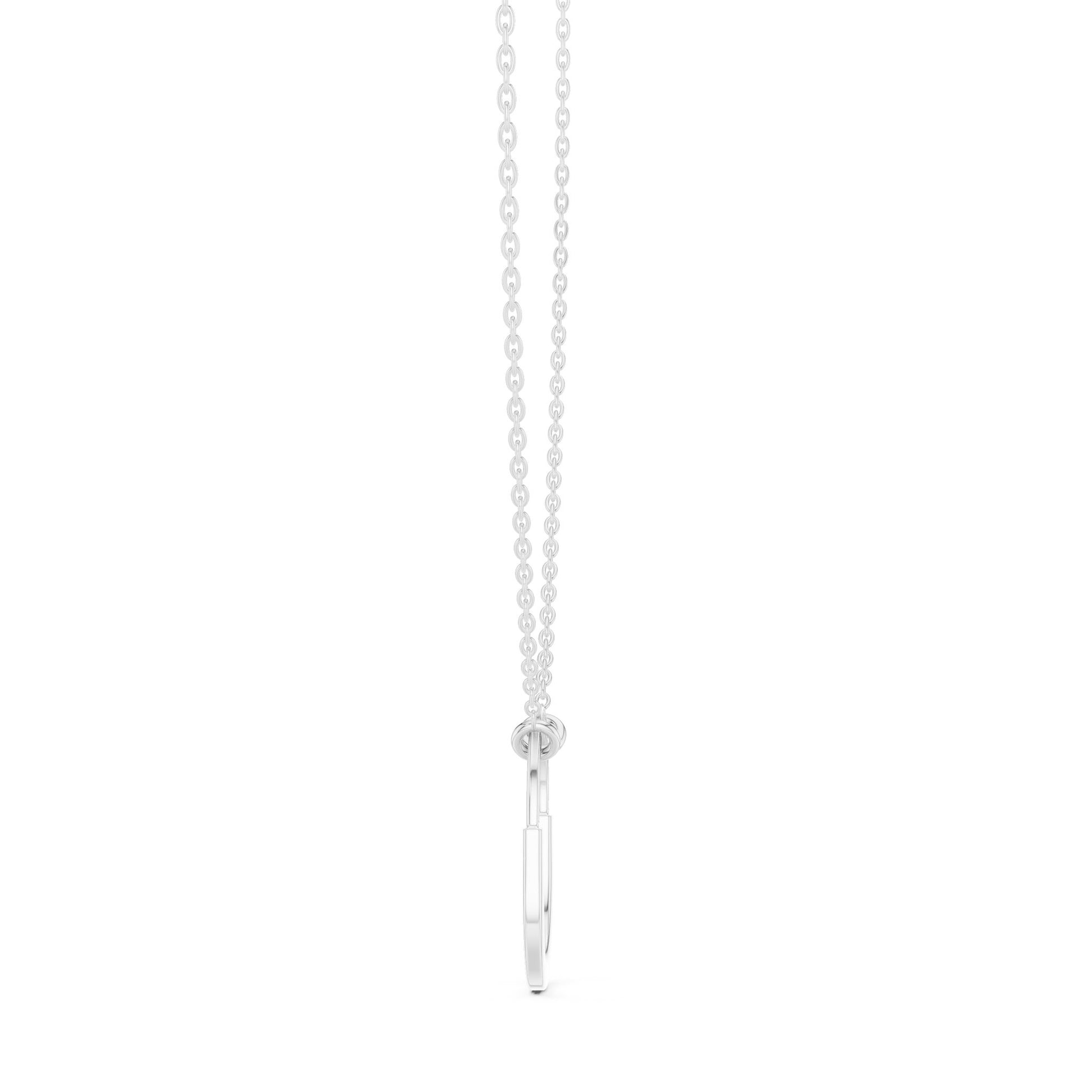 Round Lab Grown Diamond Pendant
