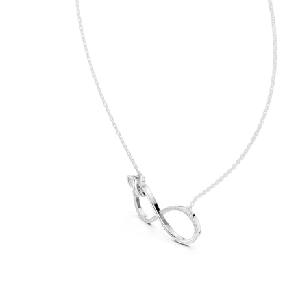 Round Lab Grown Diamond Pendant