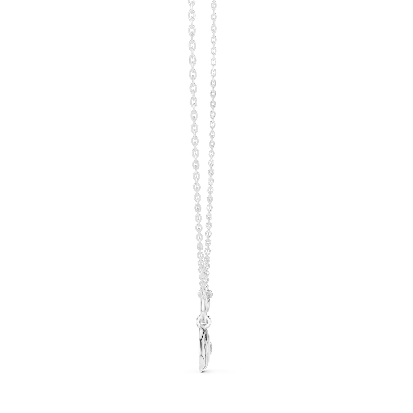 Round Lab Grown Diamond Pendant
