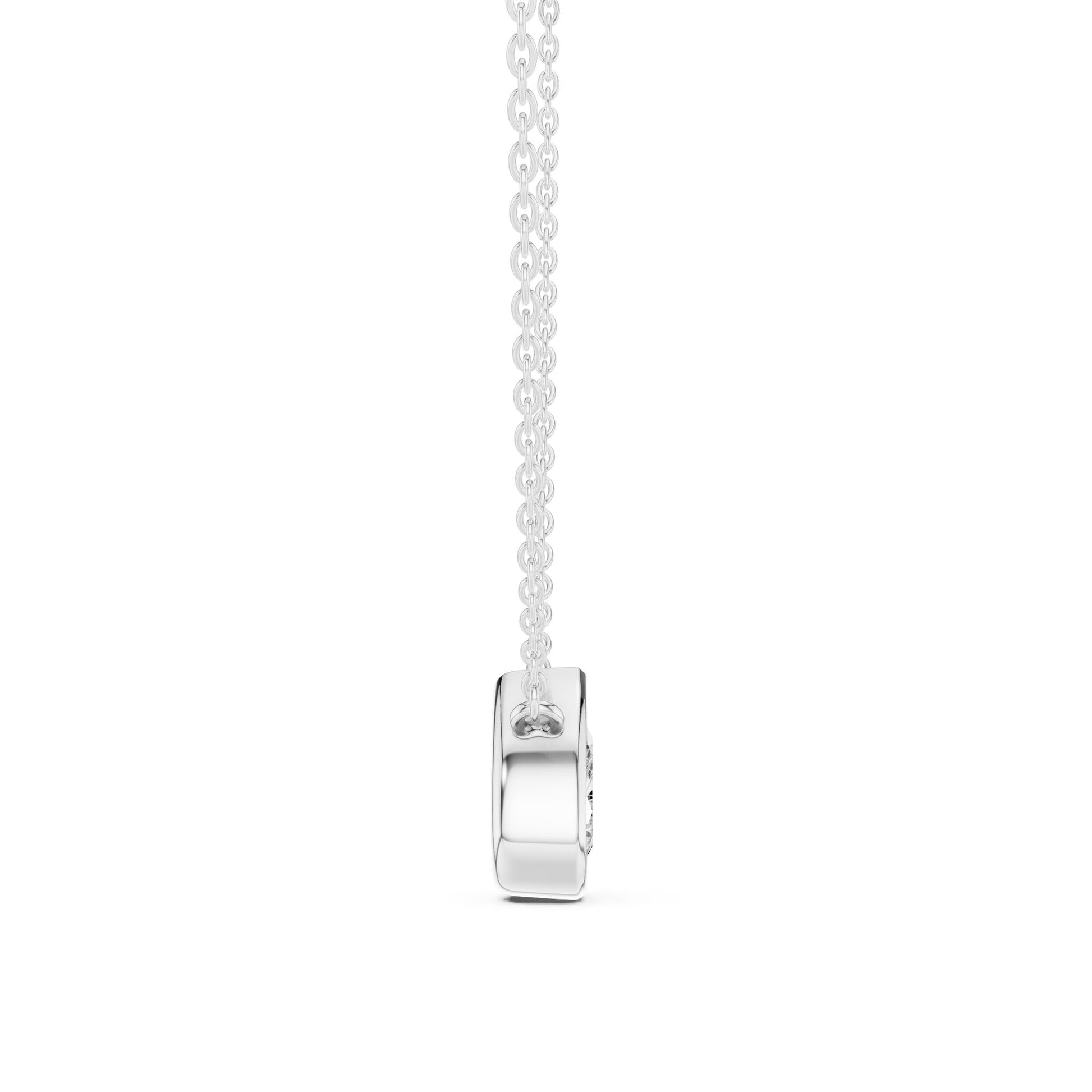 Round Lab Grown Diamond Pendant