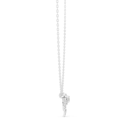 Round Lab Grown Diamond Pendant