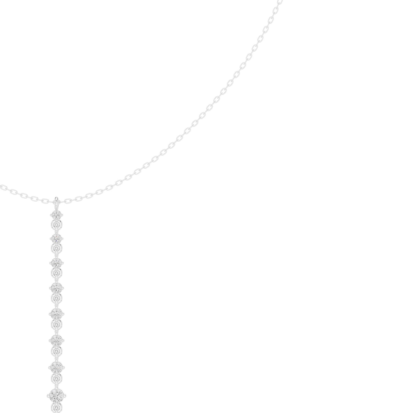 Round Lab Grown Diamond Pendant