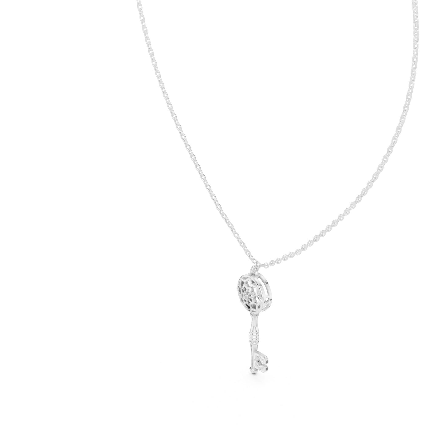Round Lab Grown Diamond Pendant