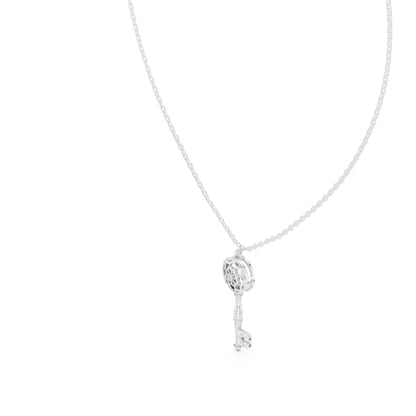 Round Lab Grown Diamond Pendant