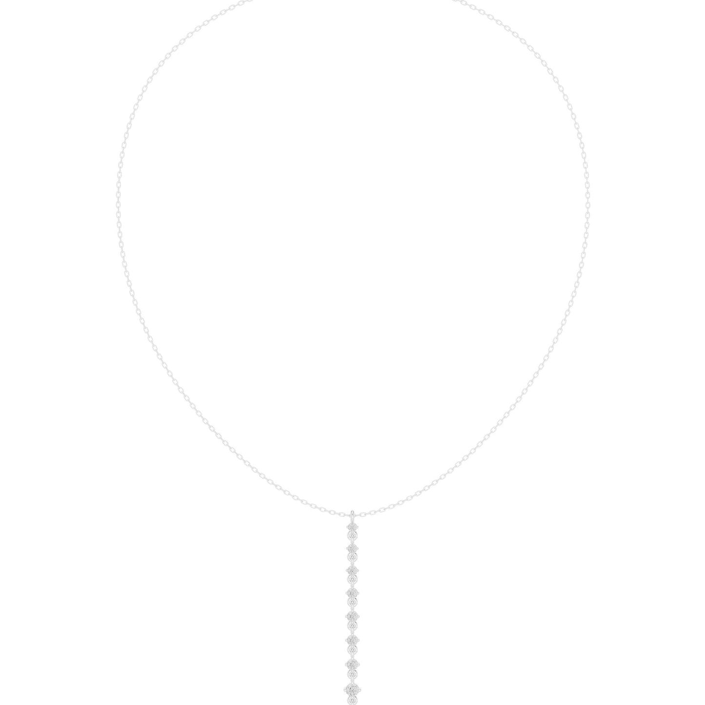 Round Lab Grown Diamond Pendant