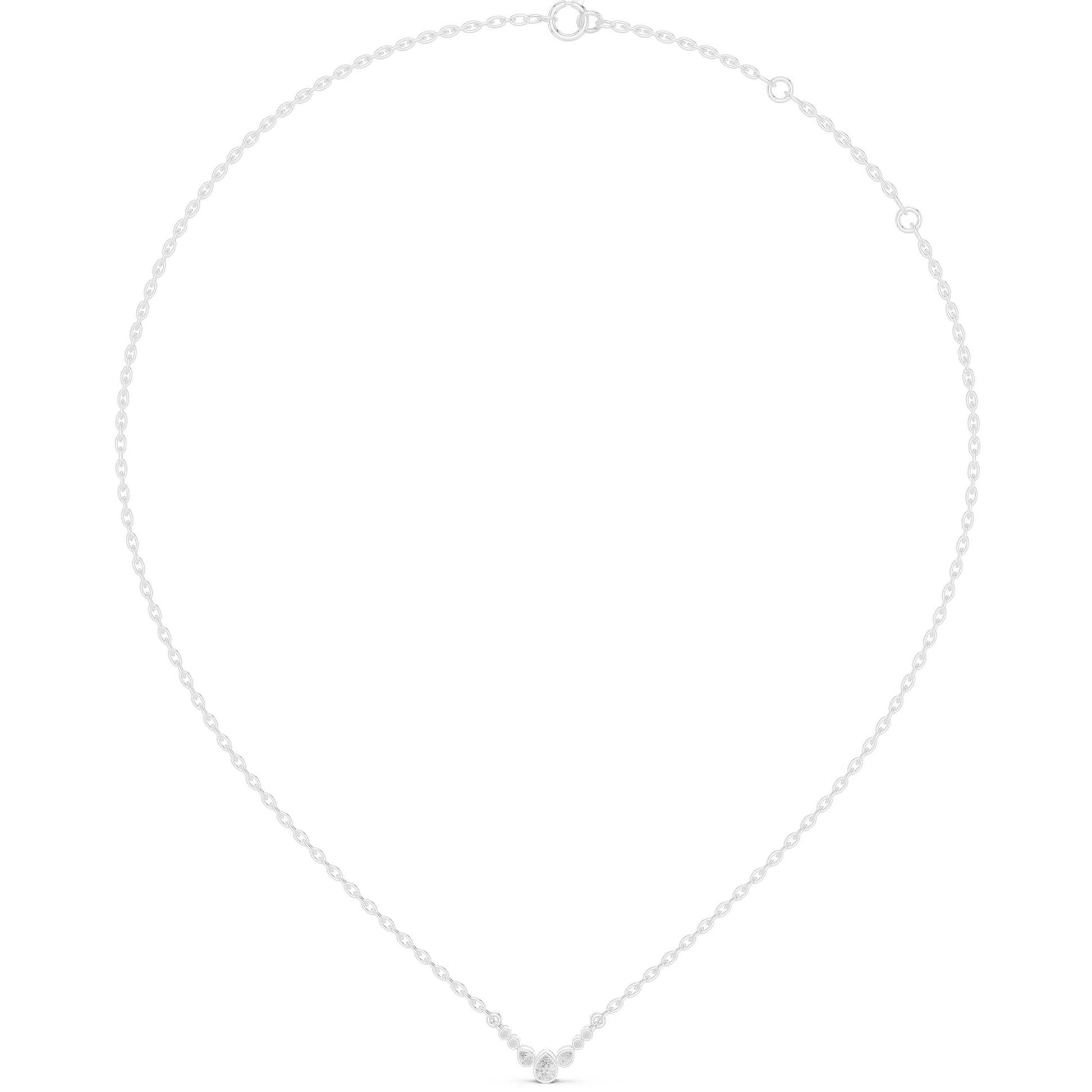 Round Lab Grown Diamond Pendant