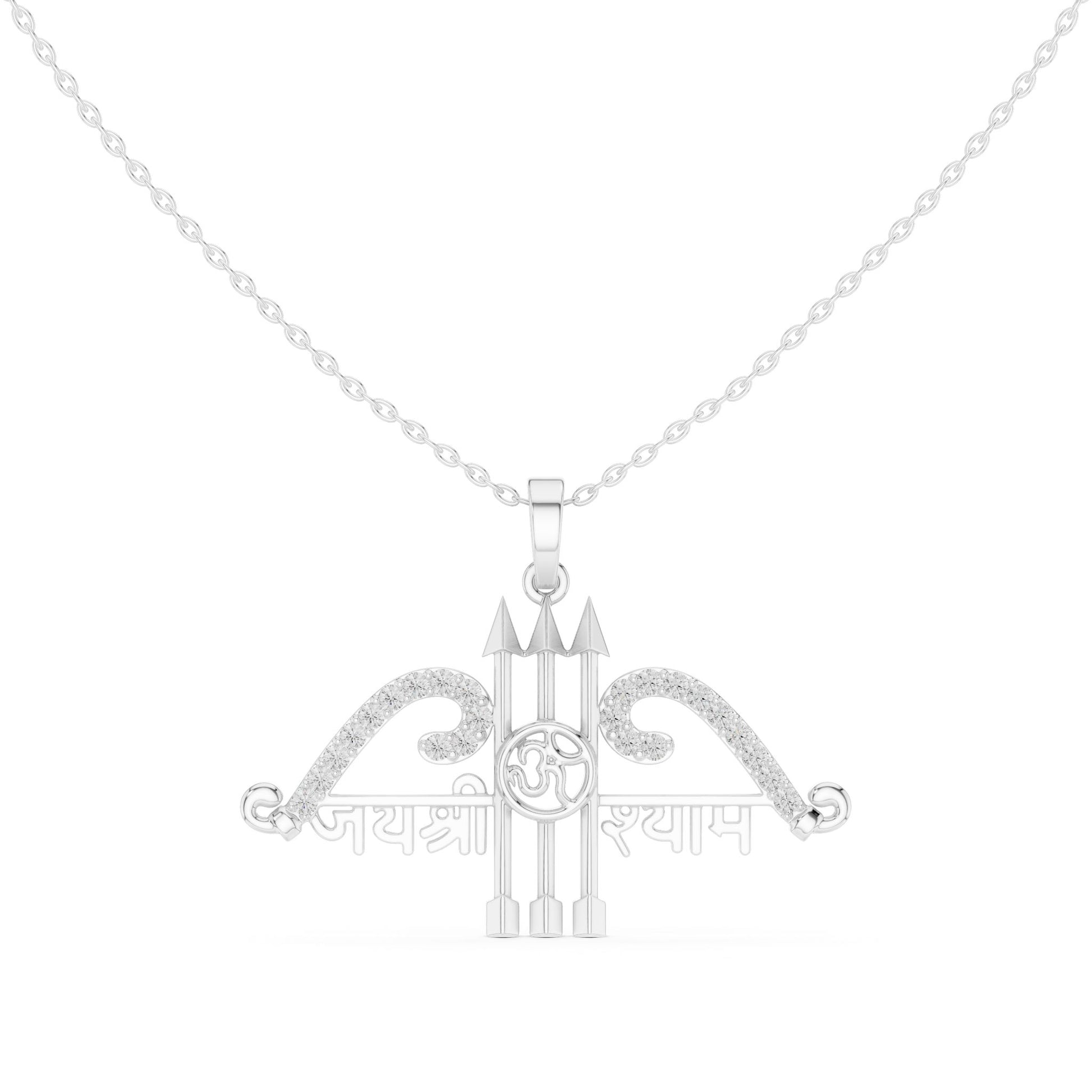 Round Lab Grown Diamond Pendant