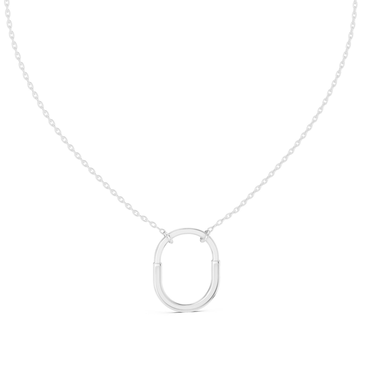 Round Lab Grown Diamond Pendant