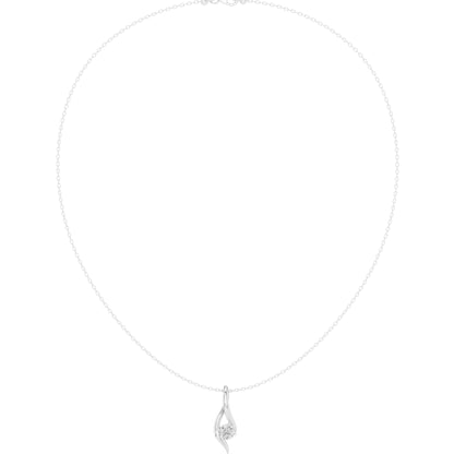 Round Lab Grown Diamond Pendant