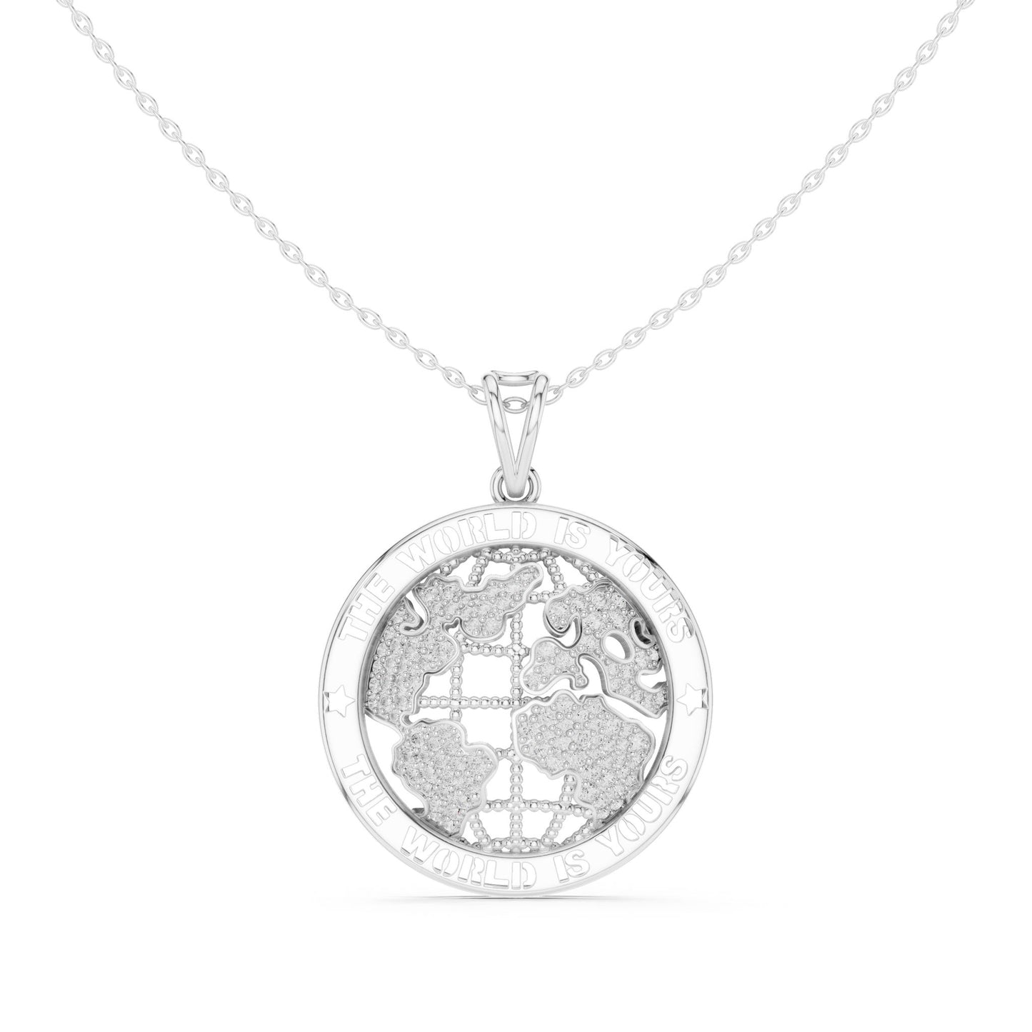 Round Lab Grown Diamond Pendant