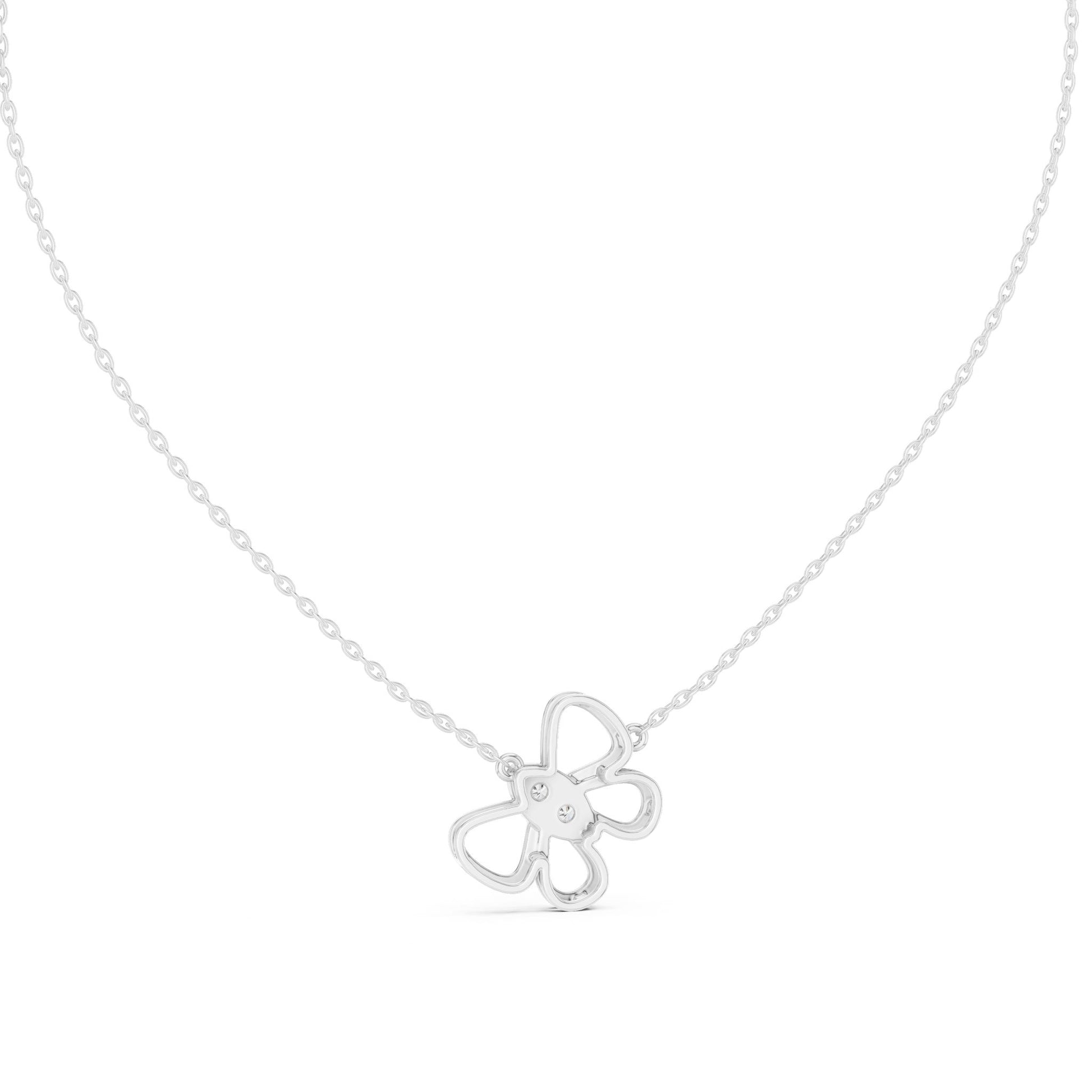 Round Lab Grown Diamond Pendant