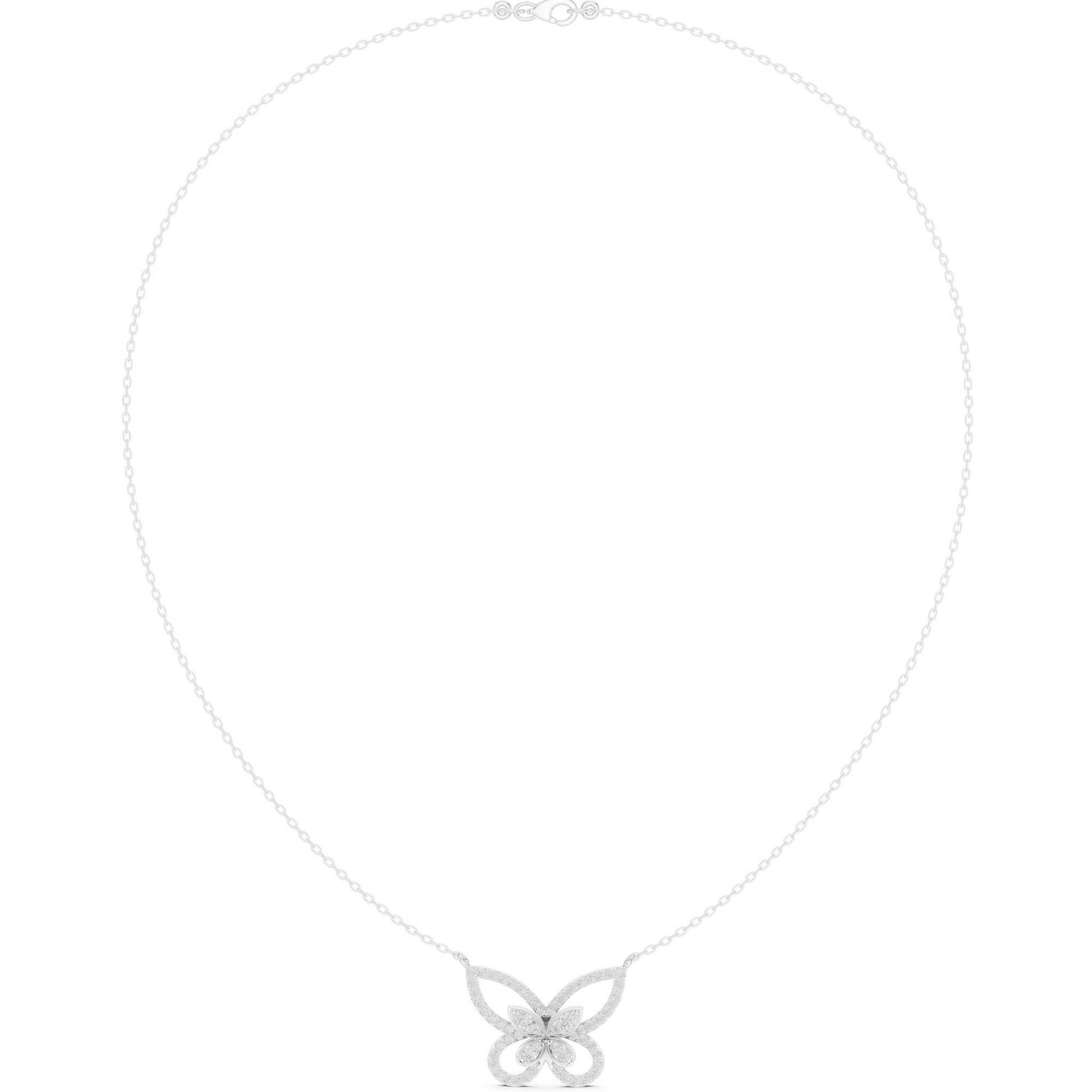 Round Lab Grown Diamond Pendant