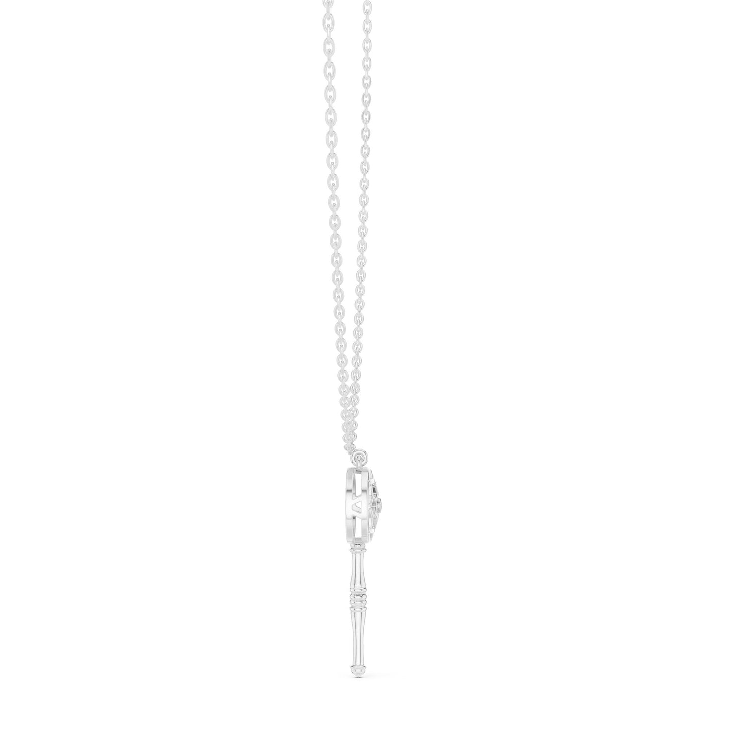 Round Lab Grown Diamond Pendant