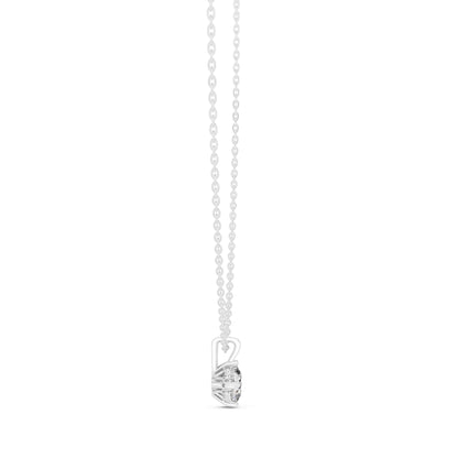 Round Lab Grown Diamond Pendant