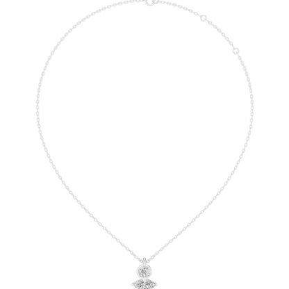 Round Lab Grown Diamond Pendant