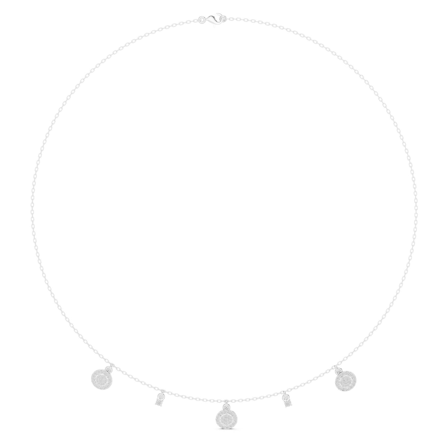 Round Lab Grown Diamond Pendant
