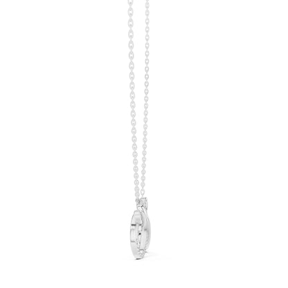 Round Lab Grown Diamond Pendant