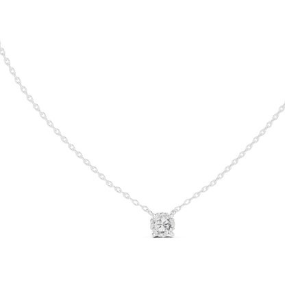 Round Lab Grown Diamond Pendant
