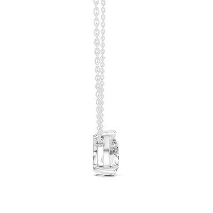 Round Lab Grown Diamond Pendant
