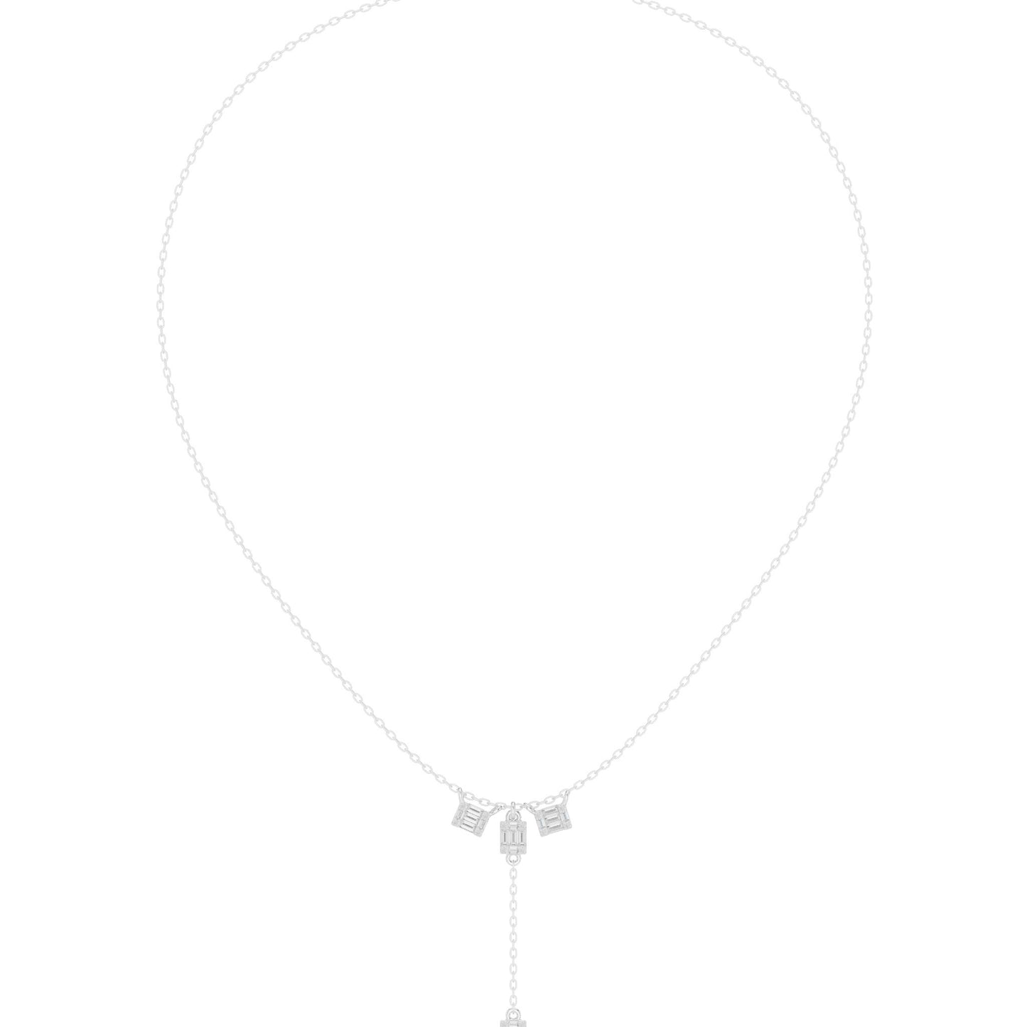Round Lab Grown Diamond Pendant