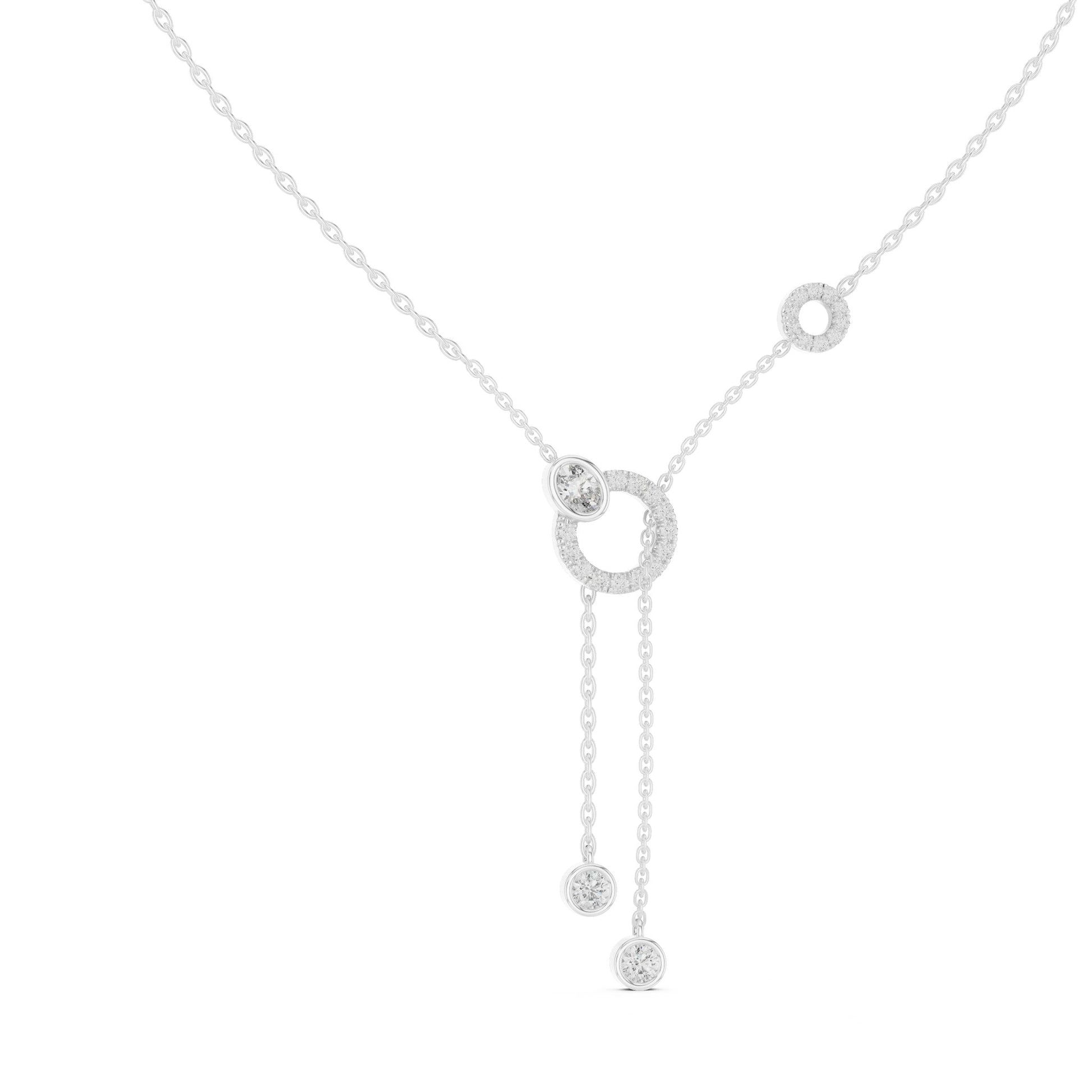 Round Lab Grown Diamond Pendant
