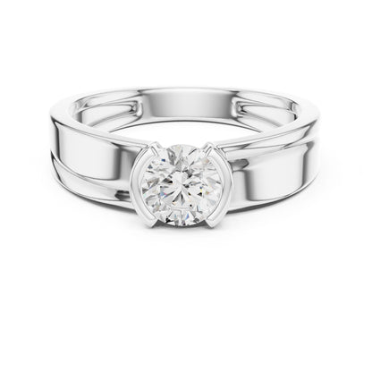 Men's Round Lab Grown Diamond Ring