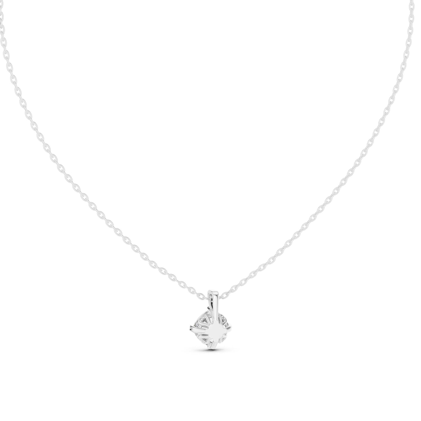 Round Lab Grown Diamond Pendant