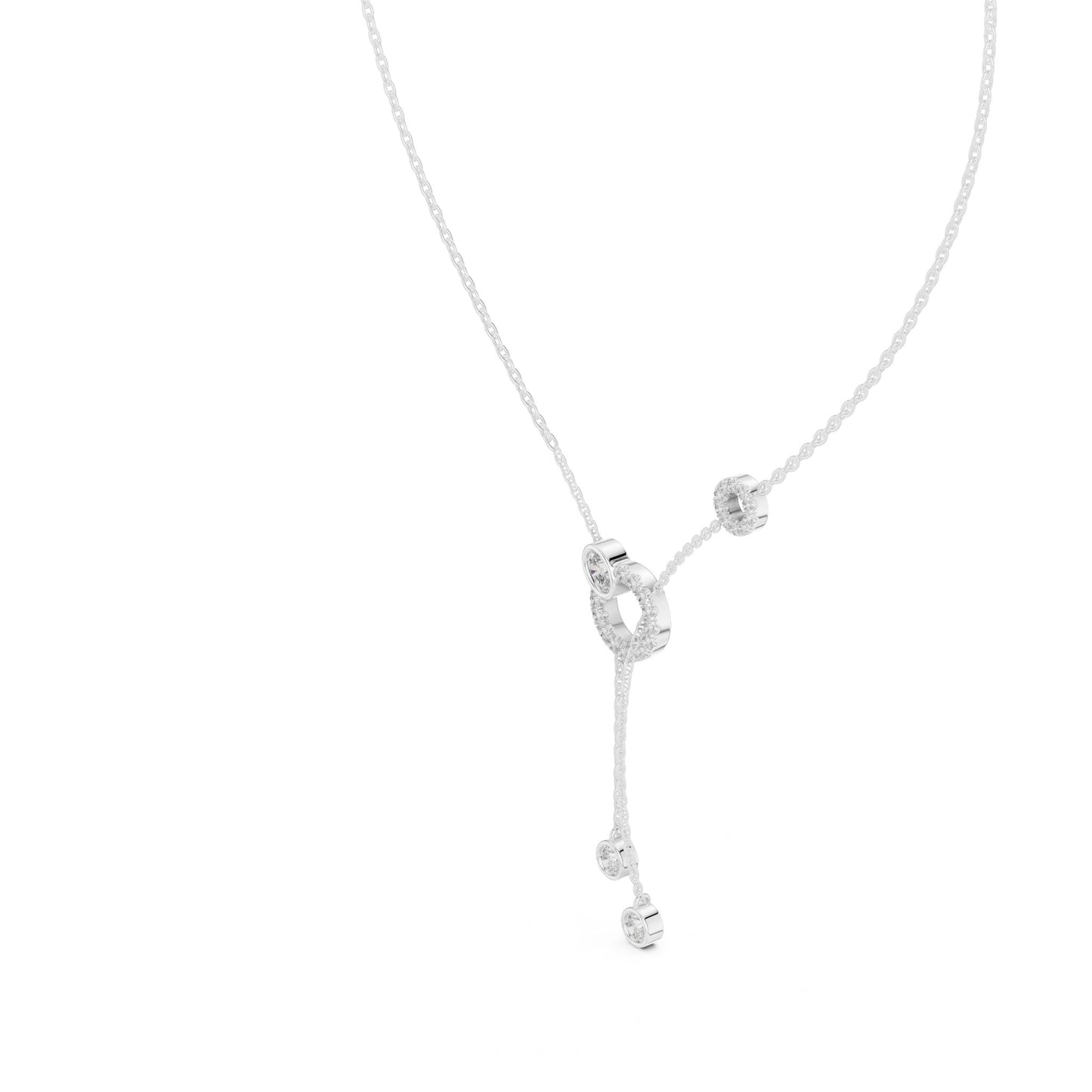Round Lab Grown Diamond Pendant