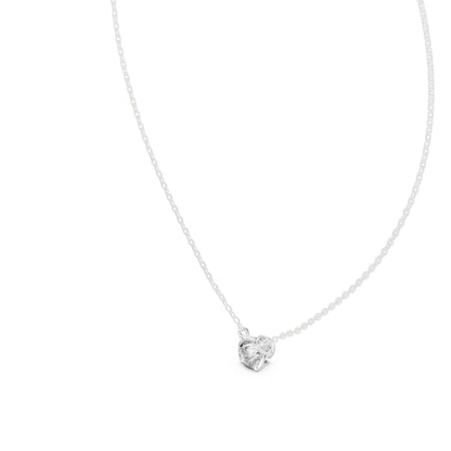 Round Lab Grown Diamond Pendant