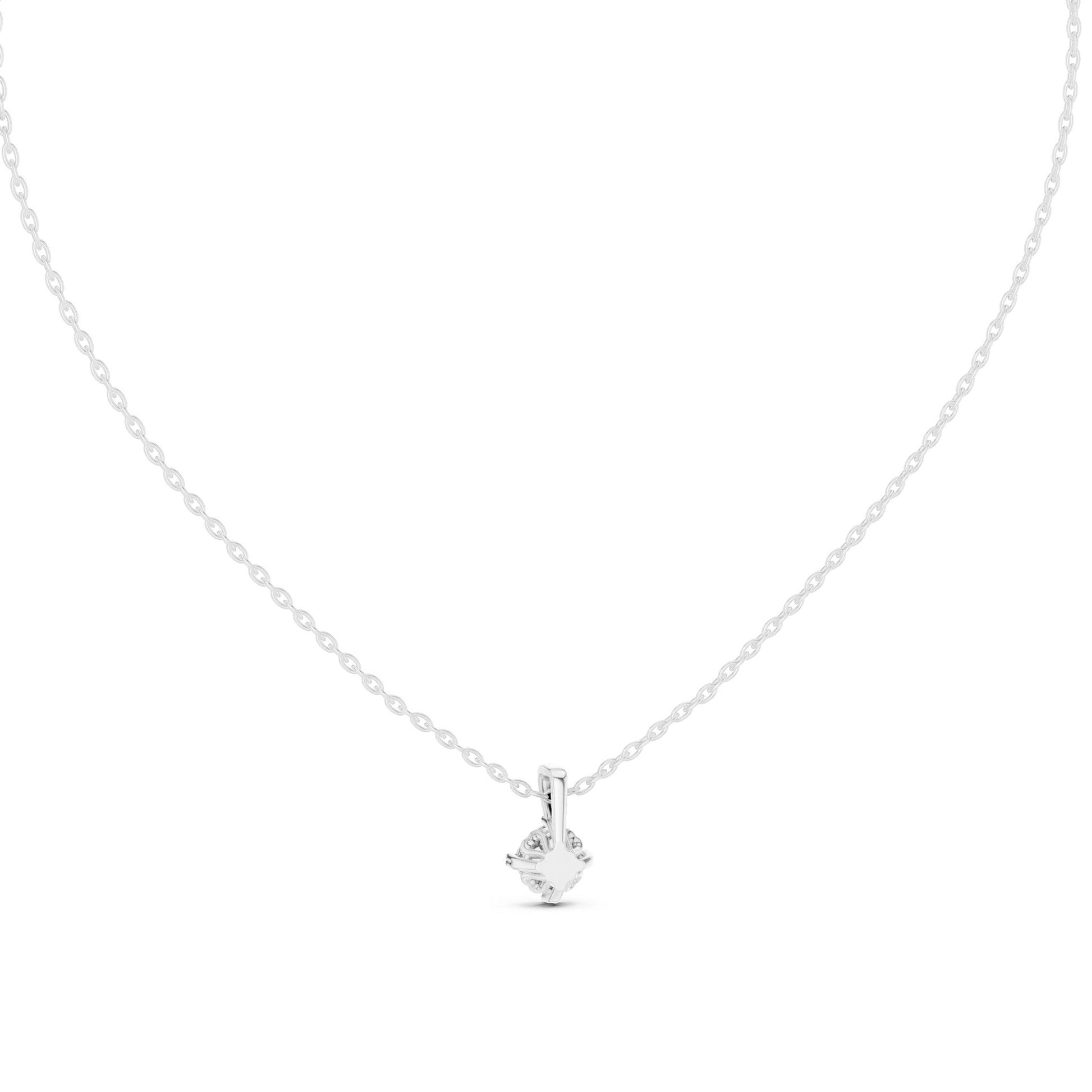 Round Lab Grown Diamond Pendant