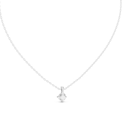 Round Lab Grown Diamond Pendant
