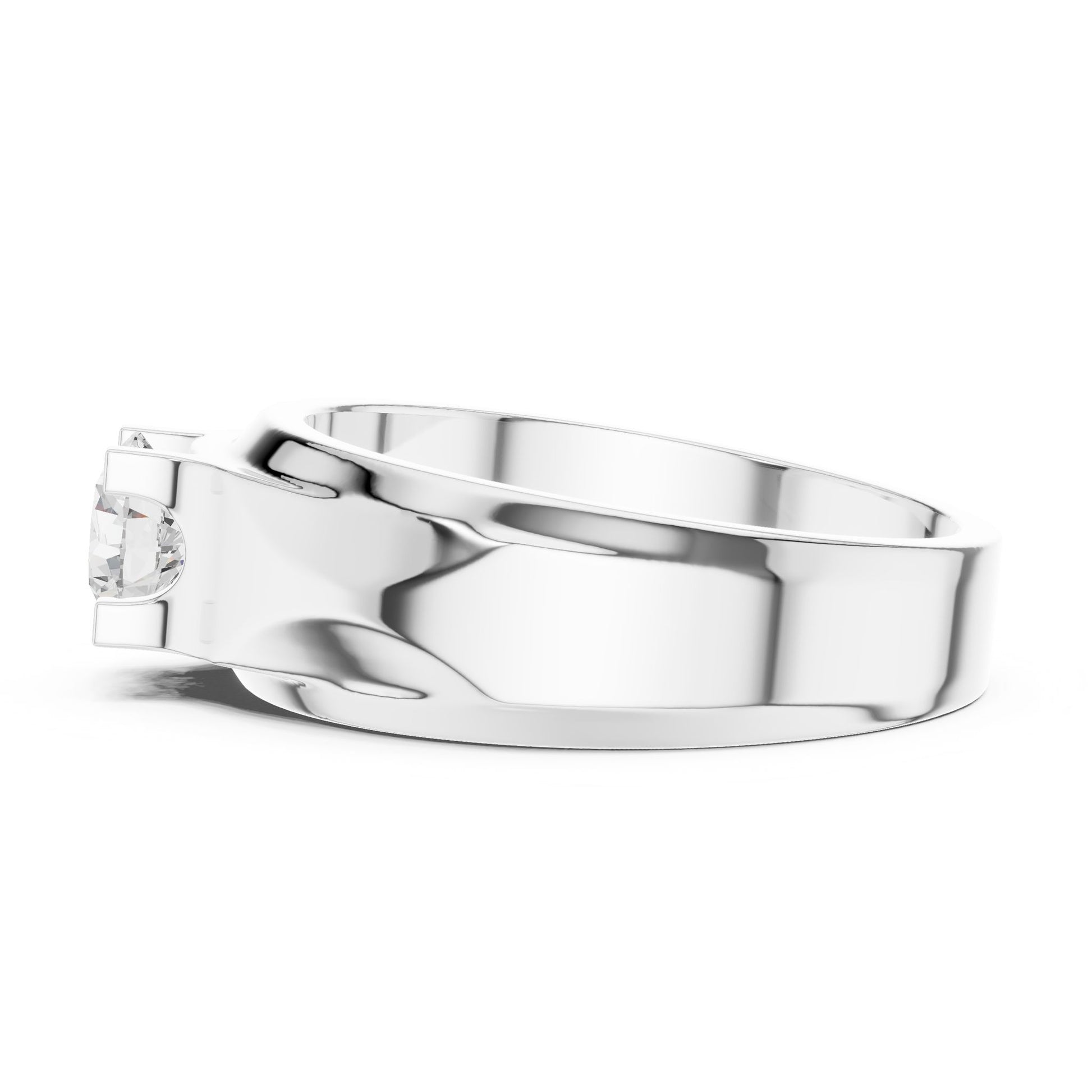 Men's Round Lab Grown Diamond Ring