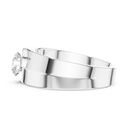 Men's Round Lab Grown Diamond Ring