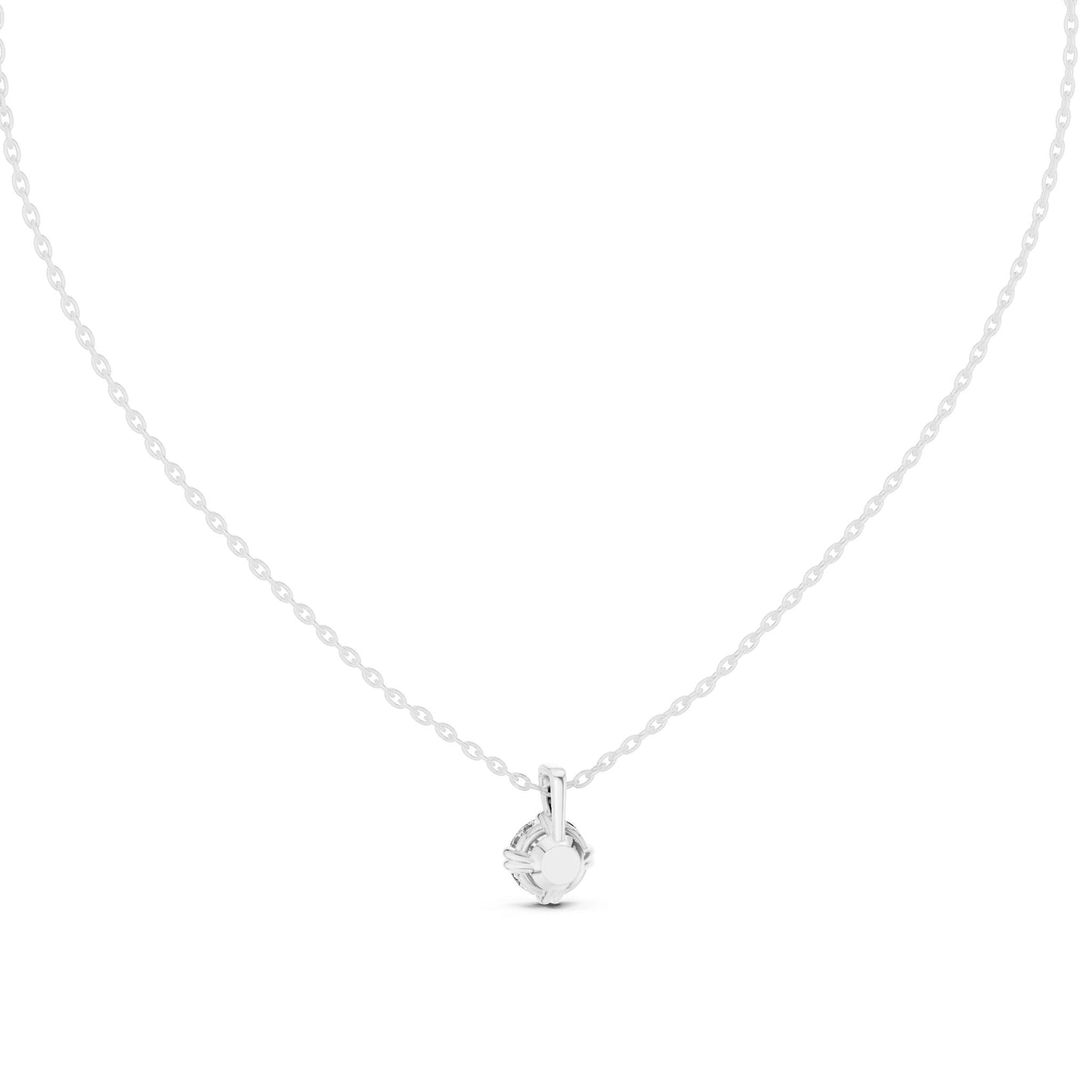 Round Lab Grown Diamond Pendant