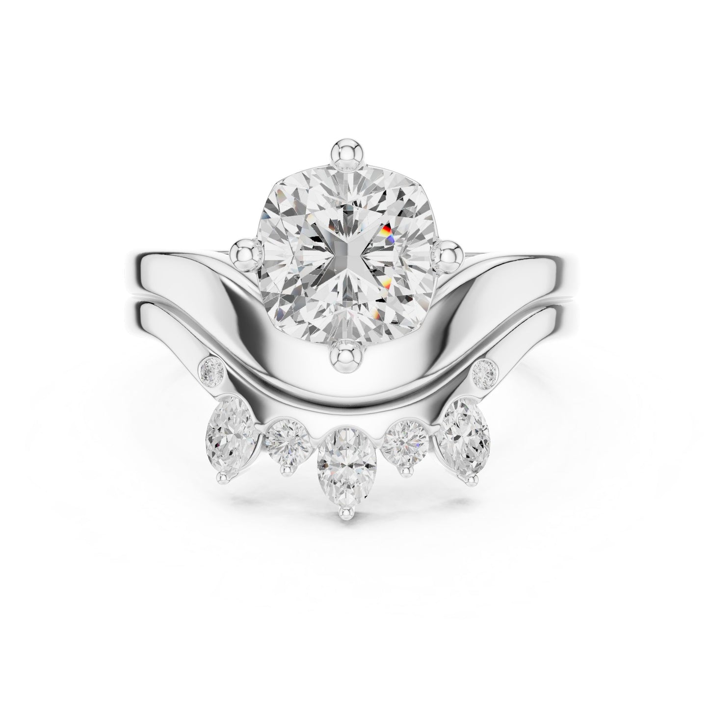 Round Lab Grown Diamond Solitaire Engagement Ring