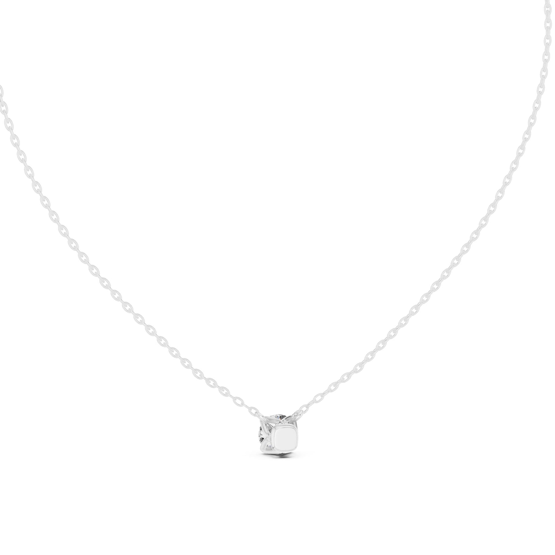 Round Lab Grown Diamond Pendant