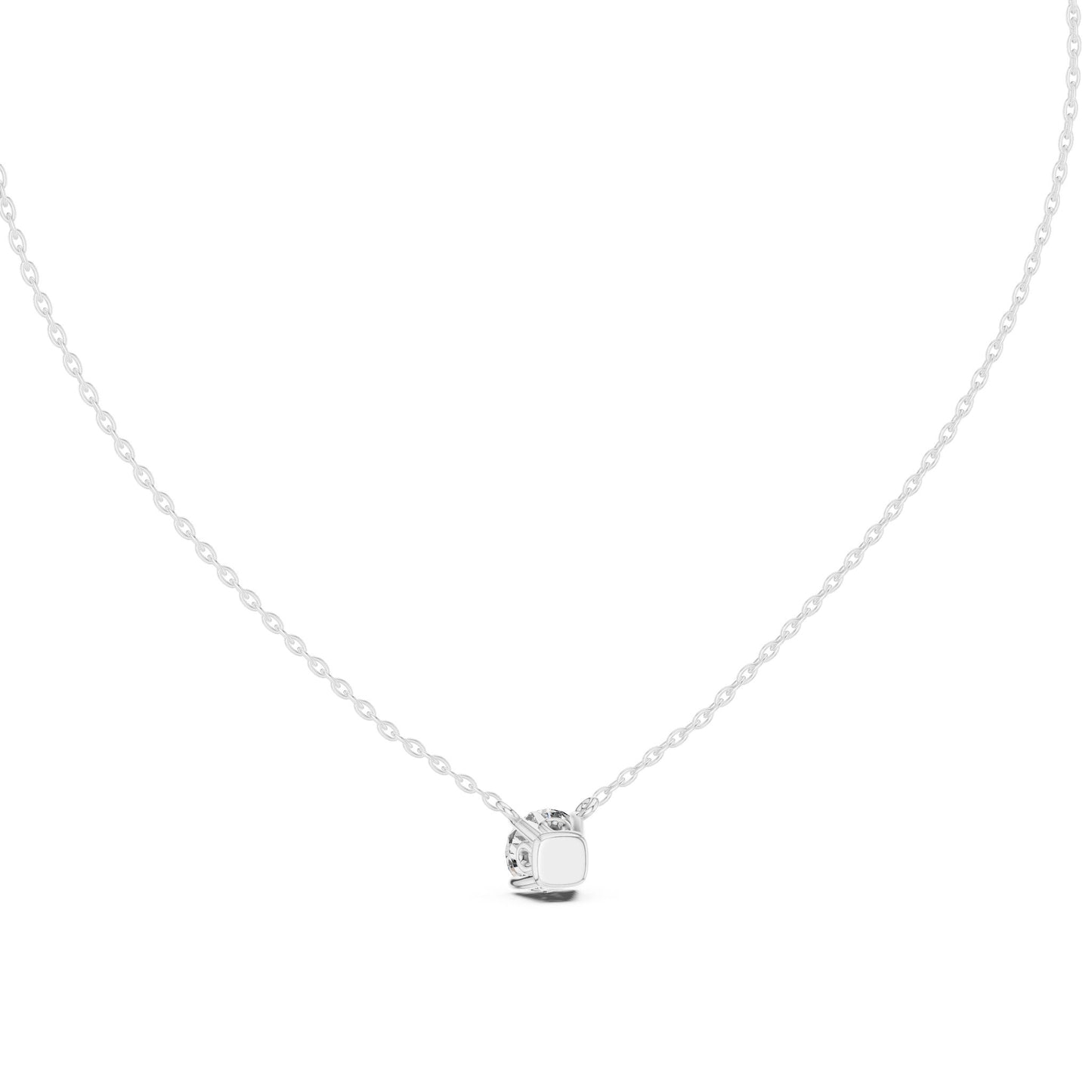 Round Lab Grown Diamond Pendant