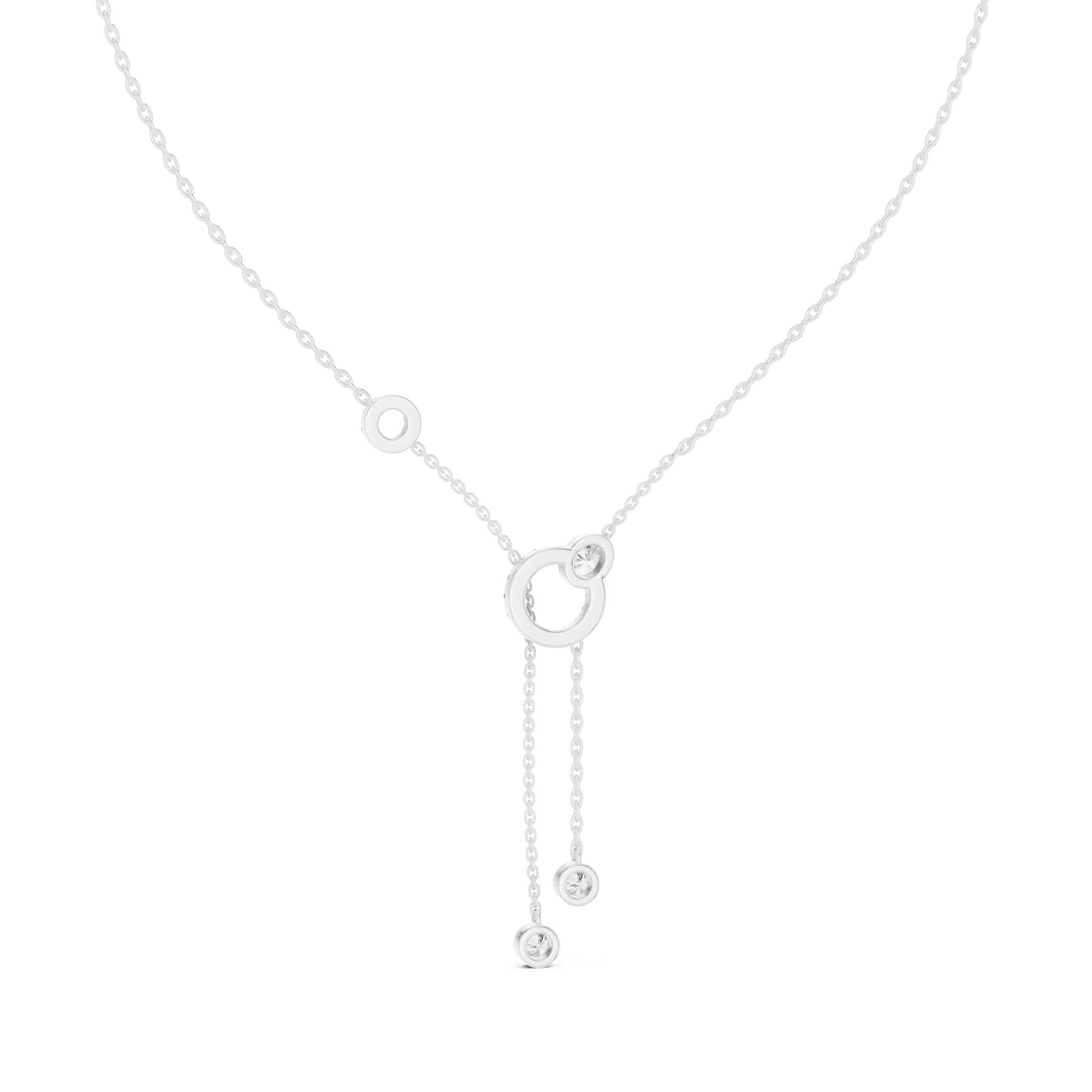 Round Lab Grown Diamond Pendant
