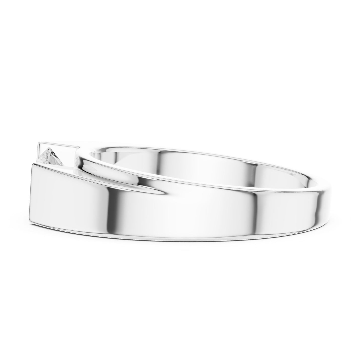 Men's Round Lab Grown Diamond Ring