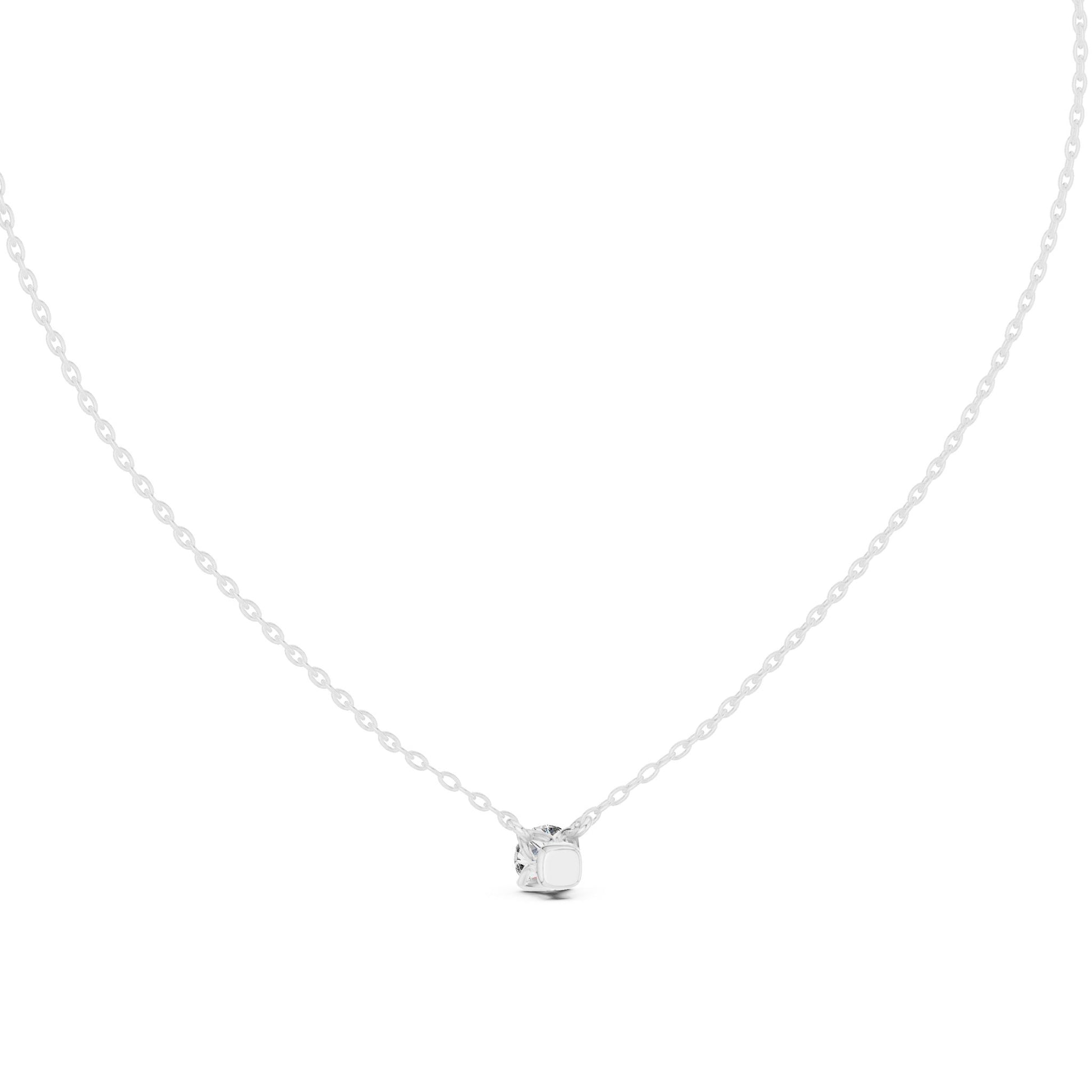 Round Lab Grown Diamond Pendant