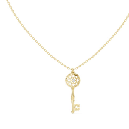 Round Lab Grown Diamond Pendant