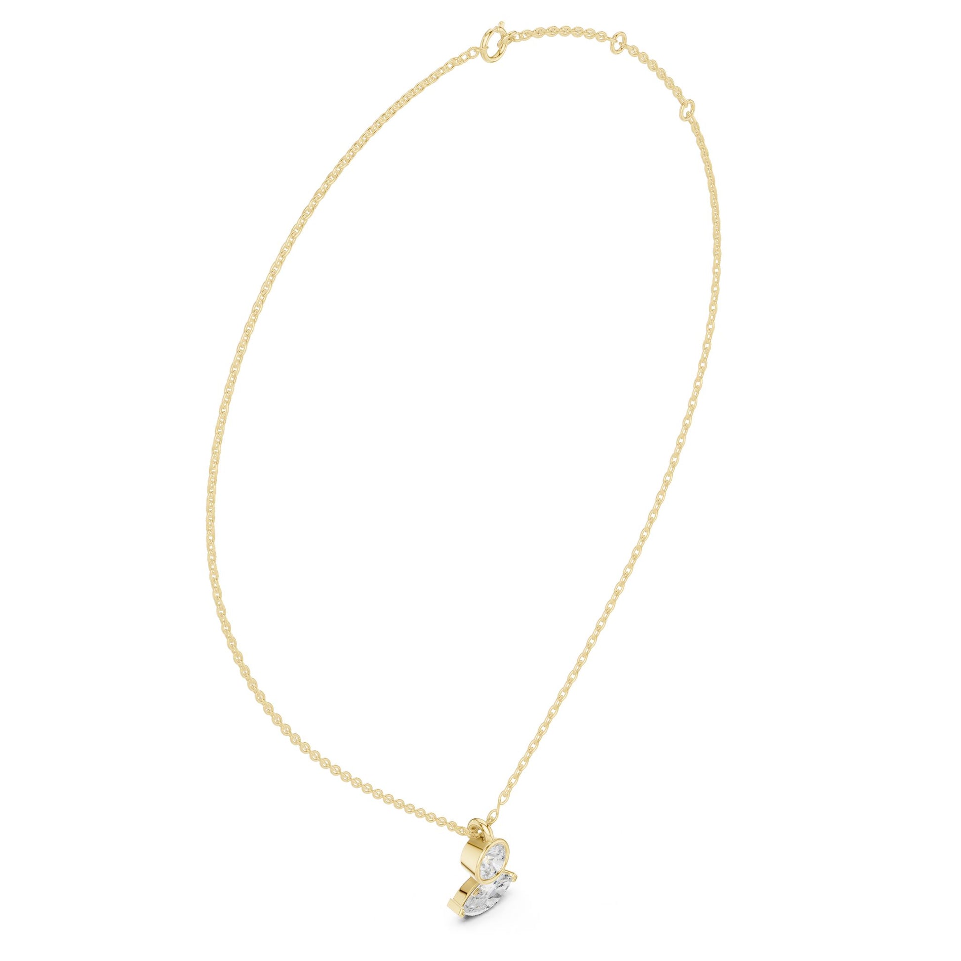 Round Lab Grown Diamond Pendant