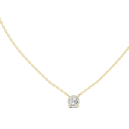 Round Lab Grown Diamond Pendant