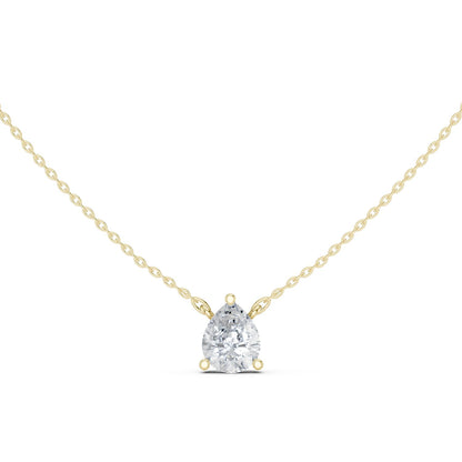 Round Lab Grown Diamond Pendant