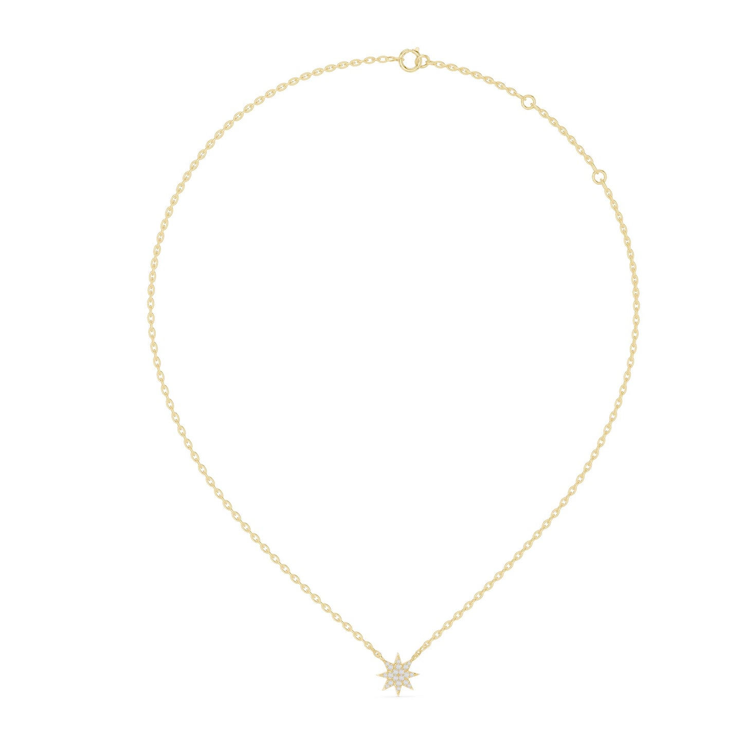 Round Lab Grown Diamond Pendant