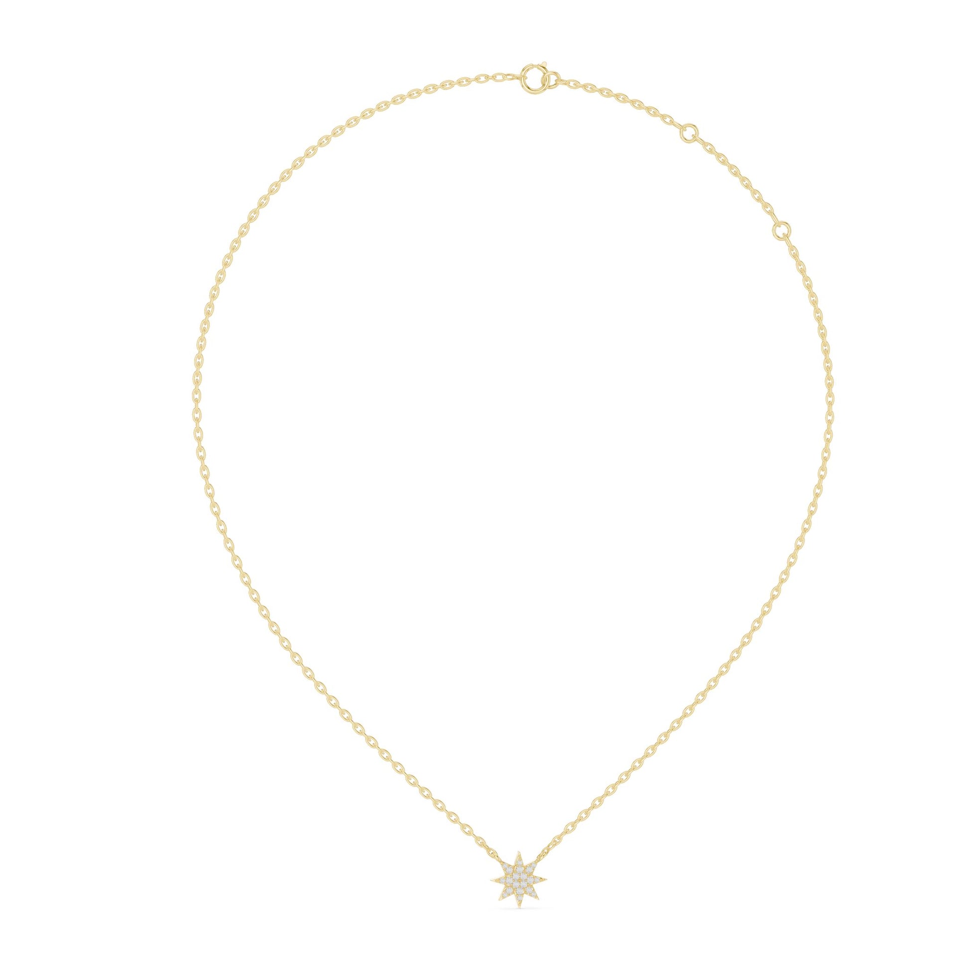 Round Lab Grown Diamond Pendant