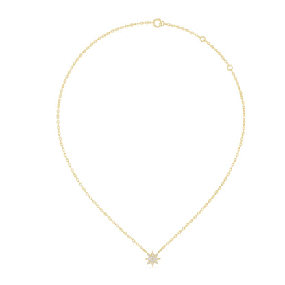Round Lab Grown Diamond Pendant