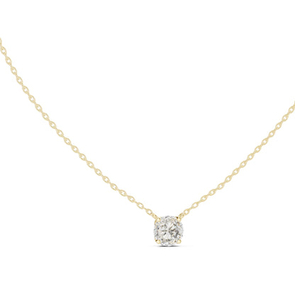Round Lab Grown Diamond Pendant