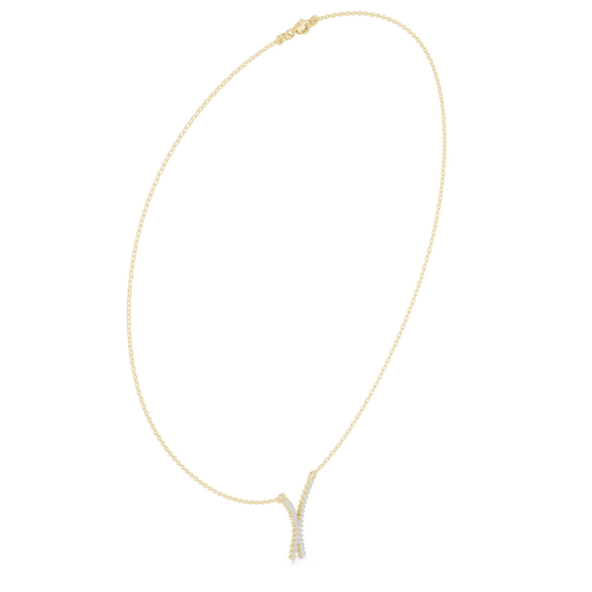 Round Lab Grown Diamond Pendant